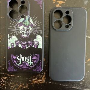 For Apple iPhone 14 Pro Phone Case Ghost Papa Emeritus Solid Black Lot Of 2
